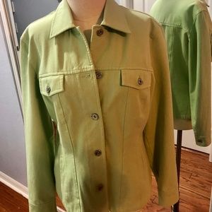 Olsen Europe Green Denim Jacket